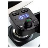 xsir Bluetooth Fm Transmitter Araç Kiti X8 | 15w Hızlı Şarj, Oto Çakmaklık, Usb Mp3 Çalar, Müzik Ve Radyo