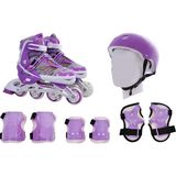 Xslide Inline Paten Set-Mor 38-41 - Çok Renkli