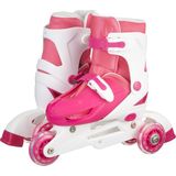 Xslide Inline Paten, Tek Beden, Ayarlanabilir, Üniseks, Pembe - Çok Renkli