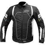 Xspeed Anger Plus 4 Mevsimlik Korumalı Motosiklet Montu Yeni Sezon Siyah Beyaz - L - XL - Beyaz - Siyah