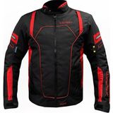 Xspeed Anger Plus 4 Mevsimlik Korumalı Motosiklet Montu Yeni Sezon Siyah Kırmızı