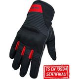 Xspeed Comfy EN/ TSE 13594 Sertifikalı Yazlık Korumalı Motosiklet Eldiveni Kırmızı