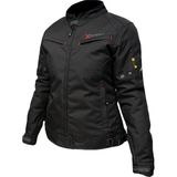 Xspeed Jade 4 Mevsimlik Korumalı Kadın Motosiklet Montu Yeni Sezon Siyah - XL