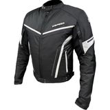 Xspeed Zeus 4 Mevsimlik Korumalı Motosiklet Montu Yeni Sezon Siyah Beyaz - 4xl