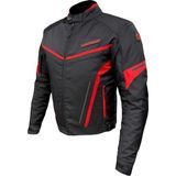 Xspeed Zeus 4 Mevsimlik Korumalı Motosiklet Montu Yeni Sezon Siyah Kırmızı - Renkli