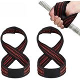 Xspring Ağırlık Kaldırma Bileklikleri, Figure 8 Tasarımı Ağırlık Kaldırma Kayışları, Deadlift ve Powerlifting İçin Erkek ve Kadın Sporculara Uygun, Dayanıklı Bilek Destek Kayışı (M Beden)