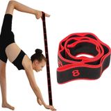 Xspring Esneme kayışı, 8 Halkalı Yoga Esnemes Bandı, Elastik Bacak Esneme Kayışı, Fizik Tedavi, Pilates, Yoga ve Dans İçin Profesyonel Esnemes Bantları