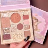 Xspring Göz Farı Paleti, 10 Renk Vintage Cameo Göz Farı Seti, Kadınlar İçin Nude Tonlarda Göz Farı, Mat ve Işıltılı Yüksek Pigmentli Uzun Süreli Kalıcı Makyaj Paleti