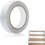 Xspring Kaymaz bant, şeffaf kaydırmaz bant, 2.5cmx5m, ağır hizmet tipi kauçuk, merdivenler için iç ve dış mekan kullanımına uygun, su geçirmez, güvenlik kaydırmaz bant