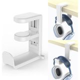 Xspring Kulaklık Standı, Masa Altı Kulaklık Askısı, 360 Derece Dönebilen Ayarlanabilir Kollu Kelepçe, Oyun Kulaklığı ve PC Kulaklıkları İçin Evrensel Askılık, Profesyonel Gaming Kulaklık Standı