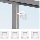 Xspring Sürgülü Kapı Kilidi, Dikişsiz Yapışkan Destekli 4 Paket Sürgülü Cam Kapı Çocuk Kilidi, Delme Yok Sürgülü Pencere Kilitleri, Sürgülü Cam Kapılar için Çocuk Güvenlik Kilitleri, Pencereler