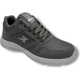 Xstep 020-26 Cilt Deri Anatomik Erkek Sneaker Füme Buz