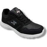 Xstep 020-26 Cilt Deri Anatomik Erkek Sneaker Siyah Beyaz