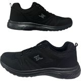 Xstep Unisex Yazlık Hafif Rahat Taban Günlük Sneaker Spor Ayakkabı 020 M - Siyah