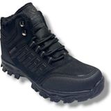 Xstep X6-26 Deri Trekking Kar Kış Outdoor Erkek Bot - Siyah