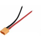 XT60 Erkek Dişi Lipo Pil Şarj Kablosu 15 cm 2,5mm Siaf Silikon Kablolu - Option-1 - Acı Kahverengi