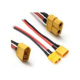 Xt60 Soketli Kablo Çifti - Erkek Dişi 10cm 100mm Lipo Pil