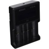 Xtar VC4 Li-ion/Ni-MH Pil şarj cihazı Premium USB LCD ekran ile uyumlu 10440/14500/14650/16340/17670/18350/18500/18650/22650/26650/32650/AAAA/AAA/C/D