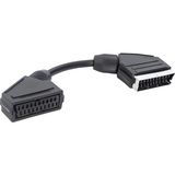 Xtechnx Scart Scart Erkek-Dişi Ara Kablo 20 cm Elektromer