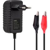 Xtechnx Weko 14.4 Volt 1AMPER Krokodil Uçlu Ledli Yerli Üretim Akü Şarj Cihazı KOD:21593 - Siyah