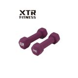 XTR Fitness Vinyl Neoprene Dambıl Seti 2 Adet 1 Kg - Kaydırmaz Premium Kalite