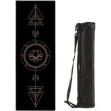 XTR Fitness Yoga Matı Premium 5 mm Siyah Gold Series