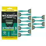 Xtreme 3 Sensitive, 8 + 4 Adet Tek Kullanımlık Tıraş Makinesi, E Vitamini Ve Aloe Vera Yağlama Bandı, Yüz Bakımı Ve Yumuşaklığı İçin En