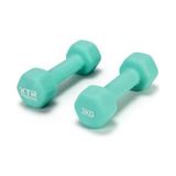Xtreme Fitness 2 KG X 2 Vinyl Neoprene Dambıl Seti 2 Adet Güçlü Tutuş Özelliği ile Yeşil - 2 kg x 2 Adet