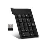 XTRIKE ME Kablosuz Nümerik Tuş Takımı - 2.4GHz USB Alıcılı Harici Sayısal Klavye - Laptop ve PC Uyumlu Siyah