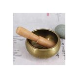 XTRIKE ME Meditasyon Çanı Yoga Çanı Tibet Çanağı Singing Bowl Pirinç Malzemeli 14*8 Cm