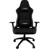 Xtroy Ghost Model 180° Yatan, Kumaş Oyuncu Koltuğu - Siyah