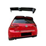 xtuning trakya Volkswagen Golf 7 2012-2019 Oettinger (PARLAK SİYAH BOYALI) Spoiler-Bagaj Üstü Spoyler