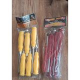 Xubin Tools Xubın Tools Darbeli ve Mıknatıslı Tornavida Takımı 6 Parça, Tornavida Takımı 6'lı - Kırmızı - 6*100-6*125-6*150-6*200