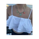 Xui Yeni Sezon Murano İpli Deniz Yıldızı-Balık-Kaplumbağa Charm Kolye /Deniz Temalı Charm Kolye