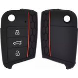Xukey Volkswagen Seat Skoda Anahtar Kılıfı Sustalı Model - Siyah
