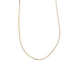 XUPING 2 MM İNCE EZME PUL KOLYE 45 CM GOLD - ROSE BAKIR
