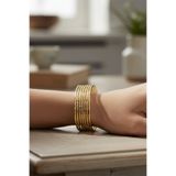 XUPING JEWELRY Stil Incisi/Xupıng Jewelry Pitikareli Ajda Bilezik (TEKLİ) Silindir Ajda Bilezik
