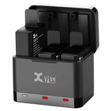 Xvive Battery Charger Case + 3 Pil