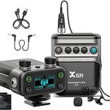 Xvive U5 Wireless Audio For Video System 1 Kişilik, DSLR/Video Kameraya Monte Edilebilen Dijital Wireless/Kablosuz Youtuber Vlogger Omni Yaka Mikrofon Sistemi (2.4 GHz)
