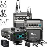 Xvive U5T2 Wireless Audio For Video System 2 Kişilik, DSLR/Video Kameraya Monte Edilebilen Dijital Wireless/Kablosuz Youtuber Vlogger Omni Yaka Mikrofon Sistemi (2.4 GHz)