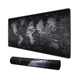 Xxl Oyuncu Mouse Pad 90X40 Cm 3Mm Dikişli Kaymaz Taban Büyük Gaming Mouse Pad Desk Mat Dünya Haritası Topografik Tasarım Explorer Collection