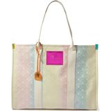 Xxl Southbank Tote Çanta 55X40X13 cm Denim Kumaş Genişletilebilir Tasarım - Çok Renkli