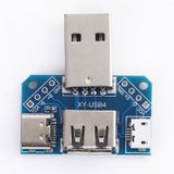 XY-USB4 Arduino - USB Dönüştürücü Terminal - Micro Usb - Type-C USB 3.1