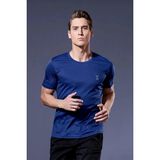 Xylon Mikro Polyester Nefes Alabilen Hafif Perform Antrenman Sporcu Erkek Tshirt - Lacivert