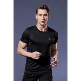 Xylon Mikro Polyester Nefes Alabilen Hafif Perform Antrenman Sporcu Erkek Tshirt - Siyah - 2XL