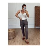 xyoung Beli Lastikli Duble Paça Pantolon KAHVE