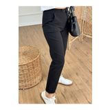 xyoung Beli Lastikli Duble Paça Pantolon SİYAH