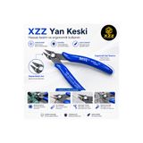 XZZ IVITC Mini Yan Keski Model 170 Tel Kesme Makası Kablo Kesici Elektronikçi Tipi Mavi