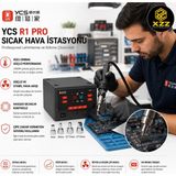 Xzz Technology Ycs R1 Pro 1000W Dijital Sıcak Hava Makinesi Profesyonel Lehim Sökme Istasyonu