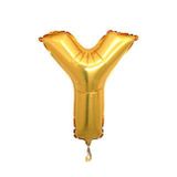Y Harf Altın 100 cm Folyo Balon